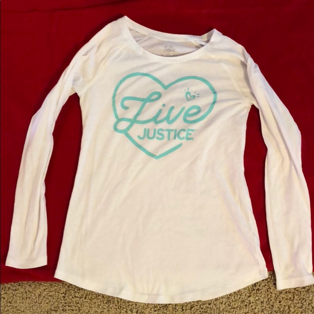 Long sleeve Justice  Tee